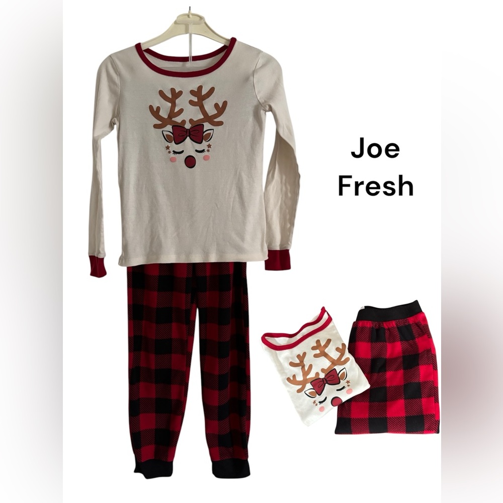 JOE FRESH Girls Festive Pyjama Set, XL